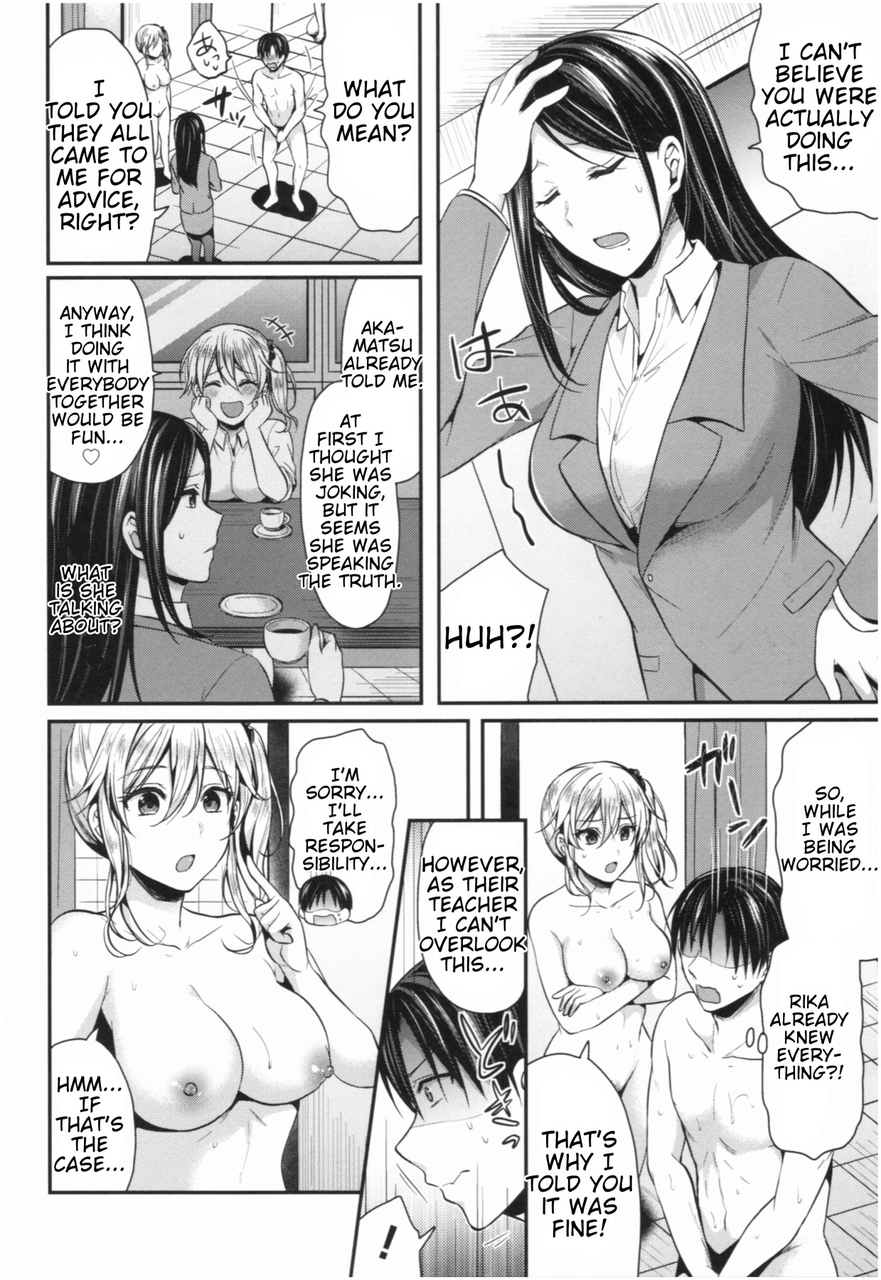 Hentai Manga Comic-Girls' Athletics Club Harem Training-Chapter 7-6